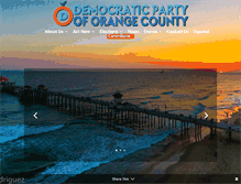 Tablet Screenshot of orangecountydemocrats.com